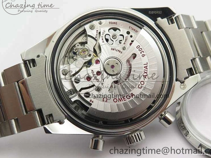 0210 Speedmaster ’57 Co-Axial OMF 1:1 Best Edition Blue Dial White Markers On SS Bracelet A Sustainable 8145